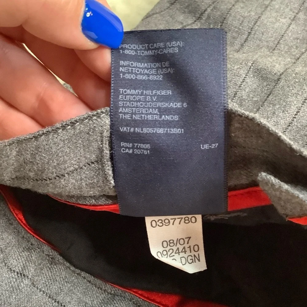 Tommy Hilfiger Gray Formal Pants Size 6M to 9M 6-9M 👶🏼 - Picture 8 of 9